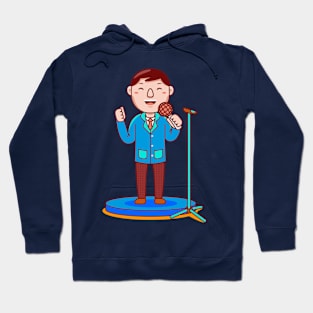 Cute Public Speaker Cartoon Hoodie